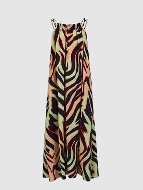 Sleeveless Halter Neck Maxi Dresses